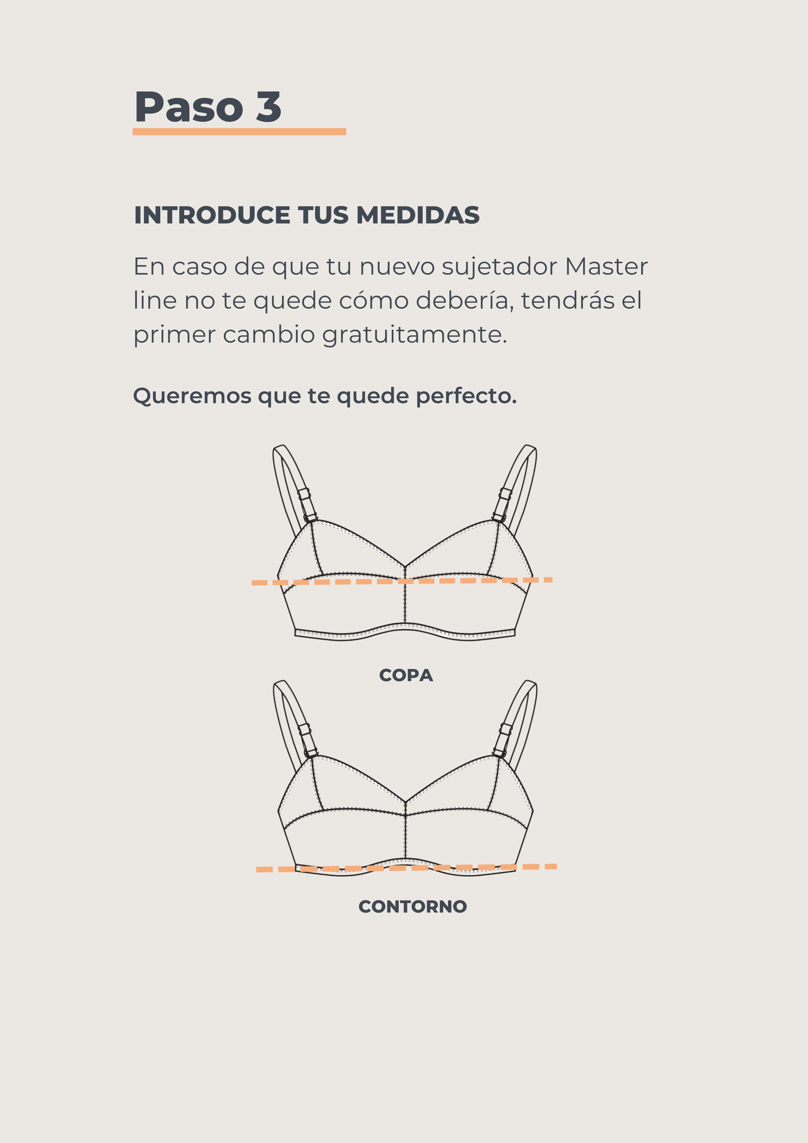 Calculadora de talla – Master Line